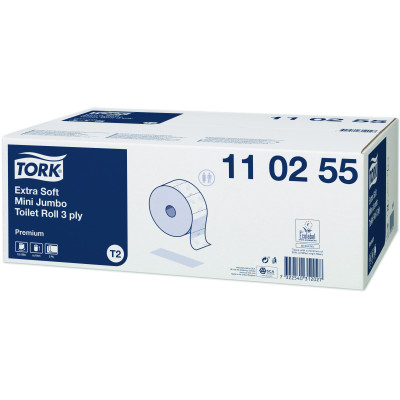Tork 3-lags Extra Soft Mini Jumbo Toiletpapir Premium