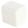 Toiletpapir i ark, Bulkysoft, 2-lags, 21x9,6cm, hvid, nyfibe