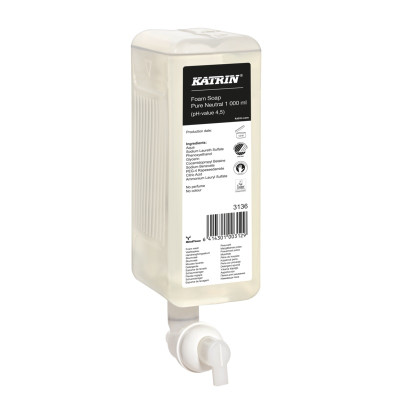 Katrin Skumsæbe Pure Neutral 1000 ml - 1 colli