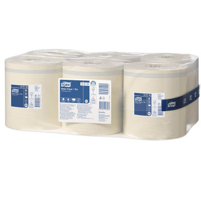 Tork Aftørringspapir Basic 1 Lag M2