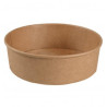 Skål, Gastro, 5,1 cm, Ø18,7cm, 900ml, brun, pap/PE, 30 oz