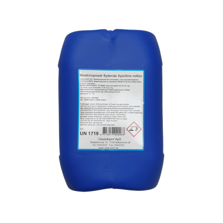 Maskinopvask flydende Xpertline m/klor 13 kg