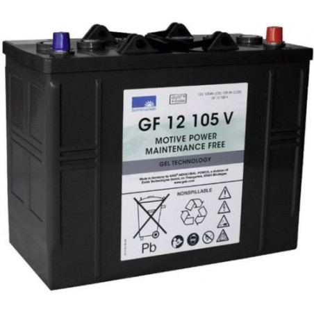 Batteri Sonnenschein 12 Volt / 105 Ah