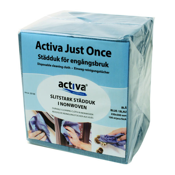 Just Once Cloth Blue 330x300 mm. 100-pack