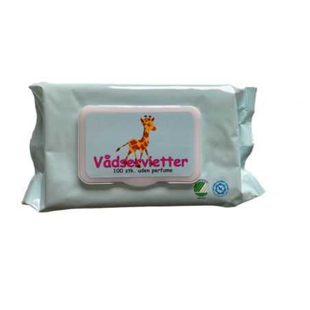 Vådservietter uden parfume 100 stk