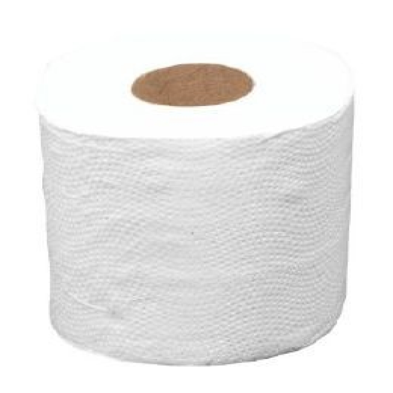 Toiletpapir, neutral, 2 lag, hvid, 50 m