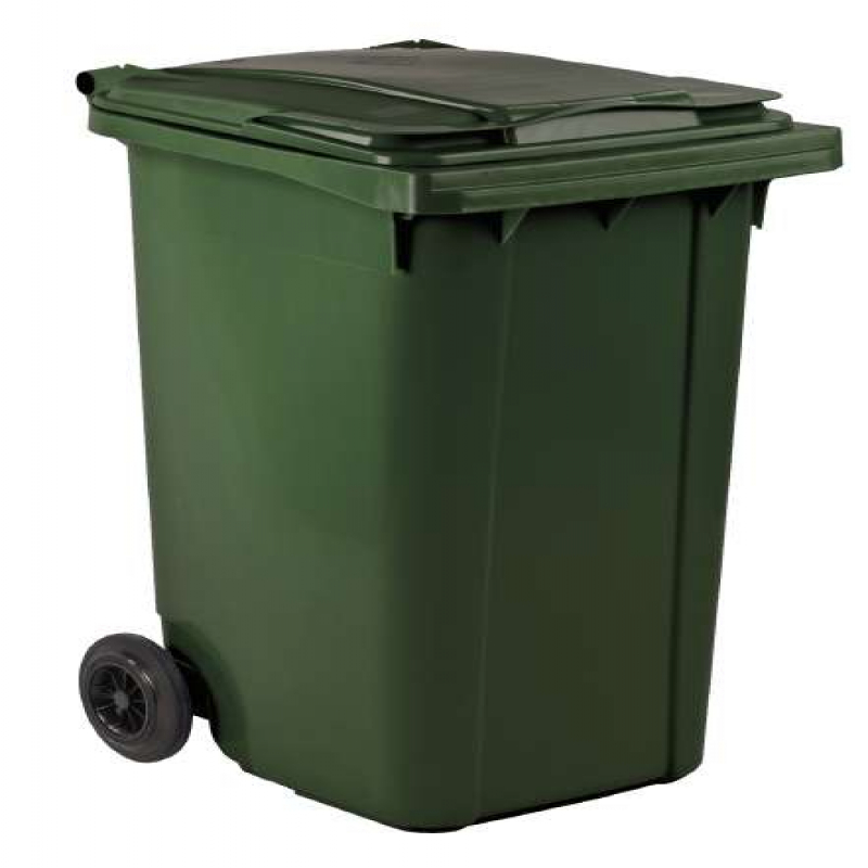 Affaldscontainer, Mini, Grøn, UV-resistent, 240 l