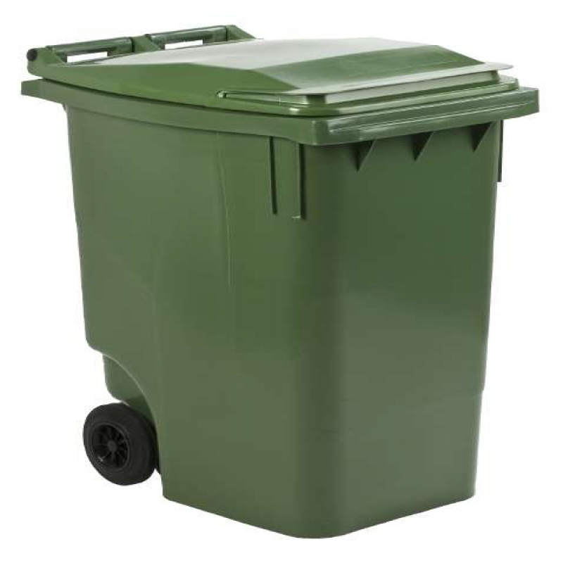 Affaldscontainer, Mini, Grøn, UV-resistent, 360 l