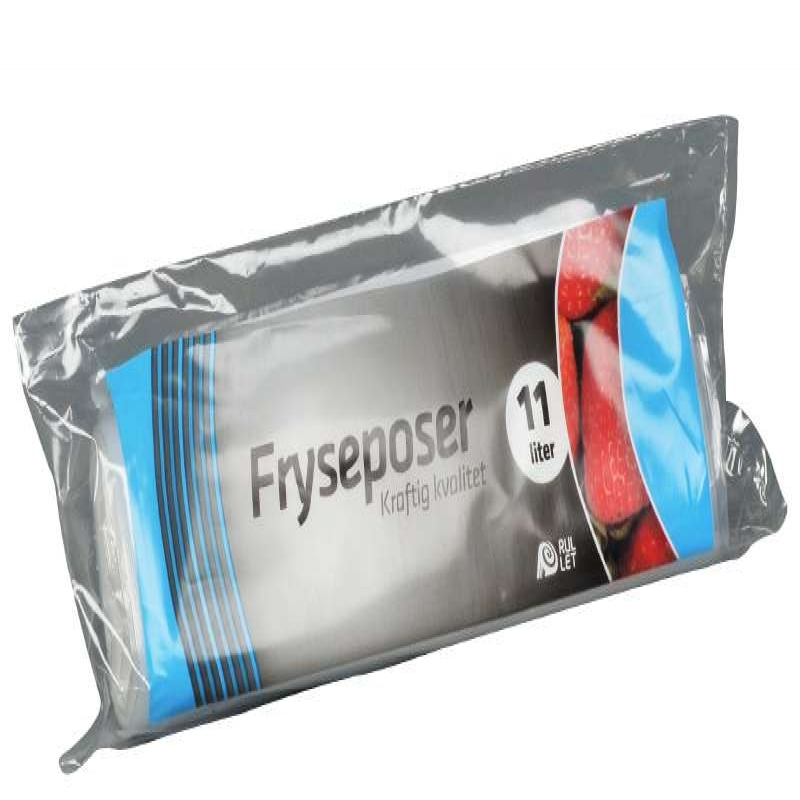 Frysepose, 11 l, klar, LDPE/virgin, 29x54cm
