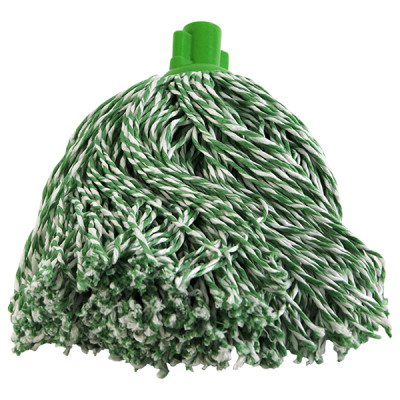 Minimopgarn Microfiber GrønHvid 150 gr