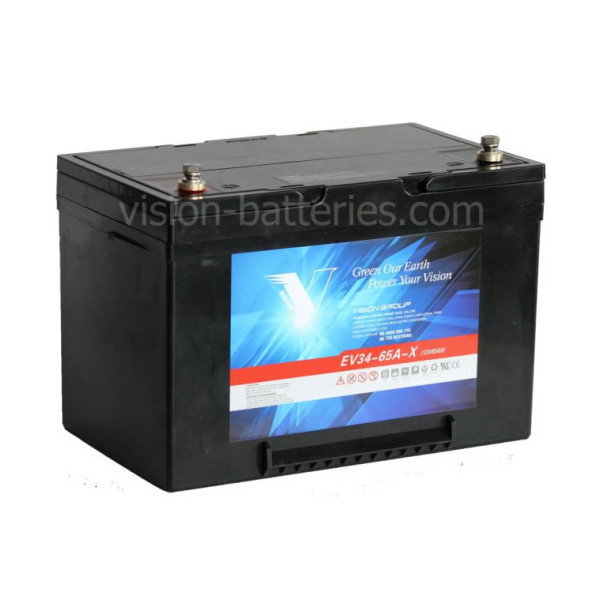 Batteri Vision EV-Serie 12 Volt  65 Ah AGM