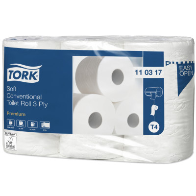 Toiletpapir Tork Soft  3-lags, T4
