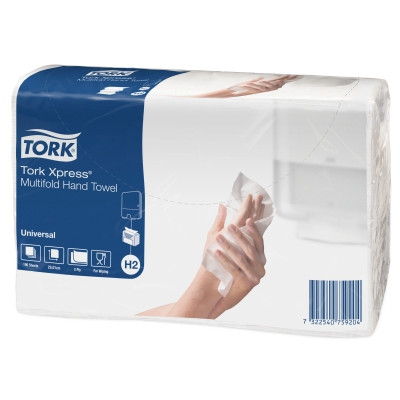 Tork Xpress Multifold Håndklædeark H2
