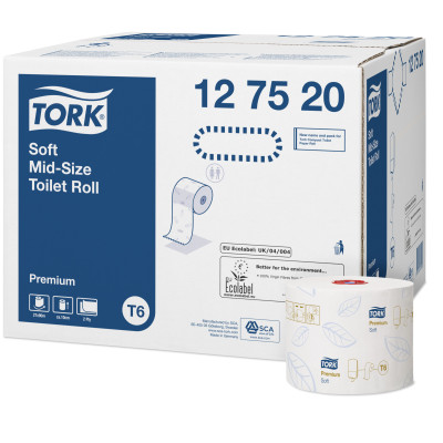 Tork Soft Mid-Size Toiletpapir Premium