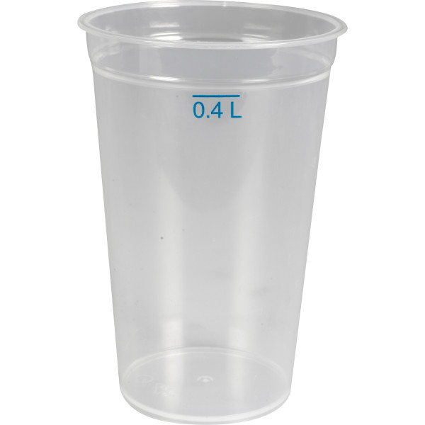Flergangsdrikkeglas, Gastro, 13,2cm, Ø8,8cm,40/50cl, klar PP