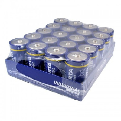 Batteri  D Varta Alkaline 1,5 volt LR 20 20 stk/pk