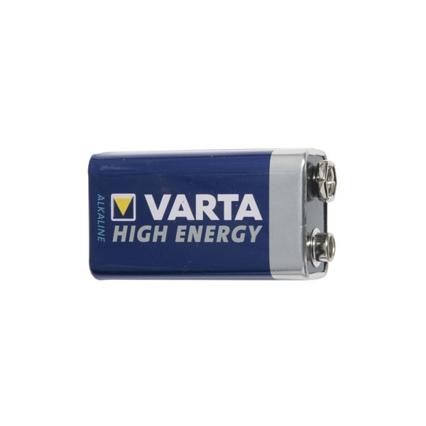 Batteri 9 volt 6LR61X/1BP til Røgalarm