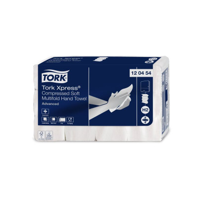 Tork Xpress® Komprimerede Soft Multifold Håndklædeark H2